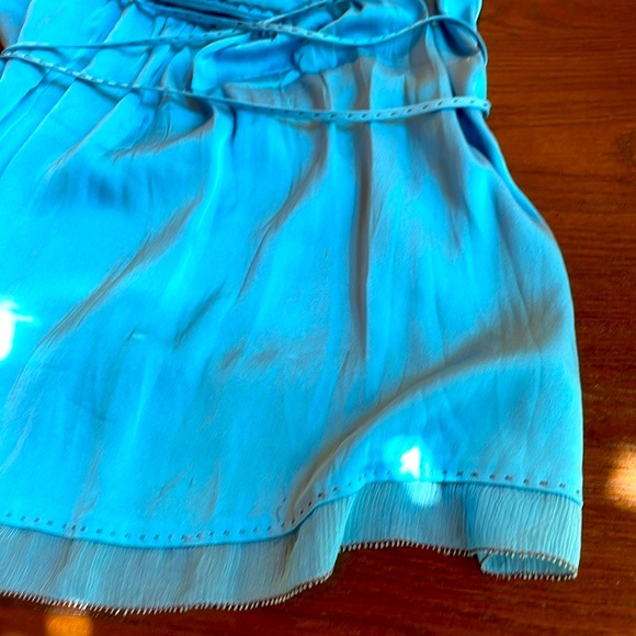 Elie Tahari Silk Goddess Wrap Tank - Picture 5 of 6